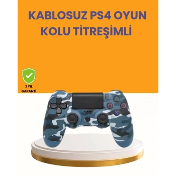 Nevamel® PS4 Kablosuz Oyun Kolu Gecikmesiz Bağlantılı Ergonomik Tasarımlı