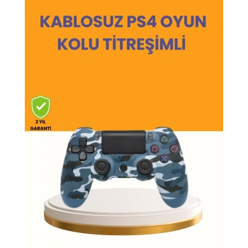 Nevamel® PS4 Kablosuz Oyun Kolu Gecikmesiz Bağlantılı Ergonomik Tasarımlı