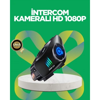 Nevamel® Q28 Bluetooth Kask Kulaklık 1080P Kamera – Su Geçirmez Motosiklet Interkom