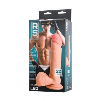 Nevamel® Realstick Elite Leo Yapay Penis Gerçekçi, Tpr, Çıplak, 20 Cm