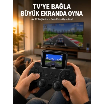 Nevamel® Retro Oyun Konsolu 520 Klasik Oyunlu Şarj Edilebilir El Konsolu