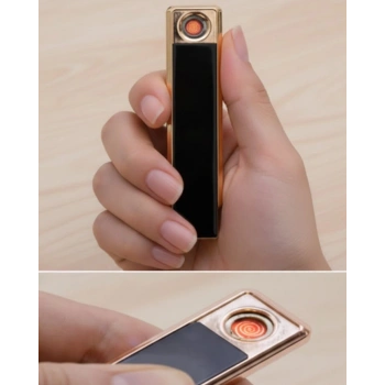 Nevamel® Rüzgar Geçirmez Elektronik Çakmak – Modern Tasarım Metal Gövde