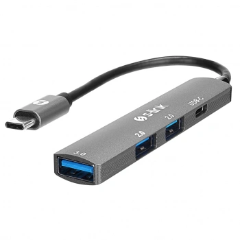 Nevamel® S-LINK SWV-USBC023 Type-C to 2xUSB 2.0 1xUSB 3.0 1xType-C Metal USB HUB(1923)