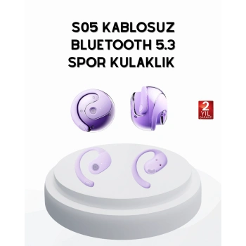 Nevamel® S05 Bluetooth 5.3 Kulaklık IPX4 Su Geçirmez Hızlı Eşleşme Güçlü Stereo Ses