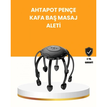 Nevamel® Saç Derisi Masaj Aleti 8 Bağımsız Kol 3 Modlu Derin Rahatlama