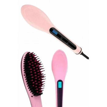 Nevamel Saç Düzleştirici Tarak Dijital Göstergeli Seramik Kaplama Sıkı Dişli