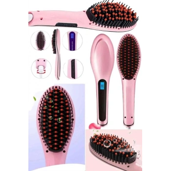 Nevamel Saç Düzleştirici Tarak Isı Ayarlı Yıpranma Önleyici Düzleştirici Fön Tarak