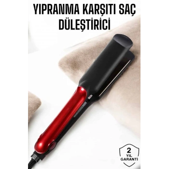 Nevamel Saç Düzleştirici Yüksek Isı Ayarlı Seramik Kaplama