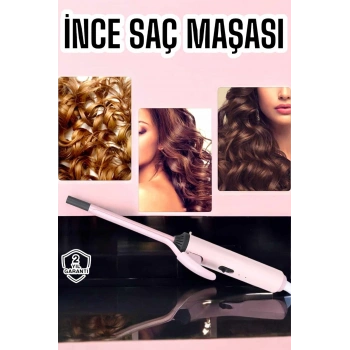 Nevamel® Saç Maşası 10MM İnce Bukleler İçin Yıpranma Önleyici İyon Özelliği