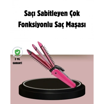 Nevamel Saç Şekillendirici Maşa ve Düzleştirici 2’si 1 Arada