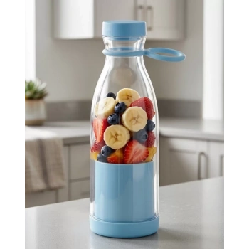 Nevamel® Şarjlı Taşınabilir Blender 380 ml USB Kablosuz Smoothie ve Meyve Karıştırıcı