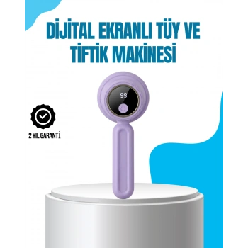 Nevamel® Şarjlı Tiftik Temizleme Makinesi Kablosuz Pratik Kullanım