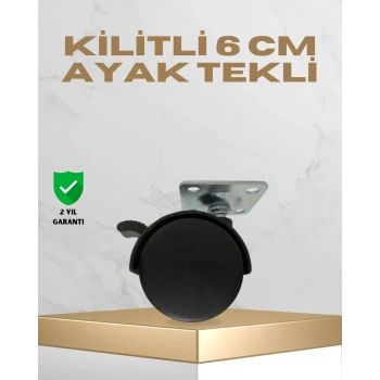 Nevamel® Sehpa ve Masa İçin 6 cm Kilitli Ayak