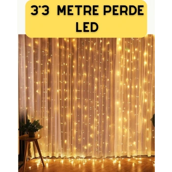 Nevamel Şelale Tasarımlı Perde LED – Düğün ve Özel Gün Işıkları