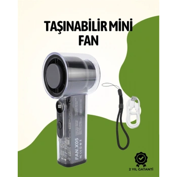 Nevamel Sessiz Çalışan Taşınabilir Fan | Dijital Göstergeli | 100 Kademeli Hız Ayarı