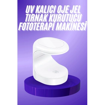 Nevamel Seyehat Tipi Mini Oje Kurutucu Ultraviole Mor Işık Protez Tırnak Kurutucu