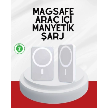Nevamel Şık Tasarımlı MagSafe Araç Telefon Tutucu Type-C Girişli