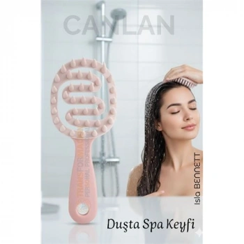 Nevamel® Silikon Saç Masaj Tarağı – Saç Yıkama Tarağı Duşta Rahatlatıcı Yıkama ve Derin Temizlik Etkisi