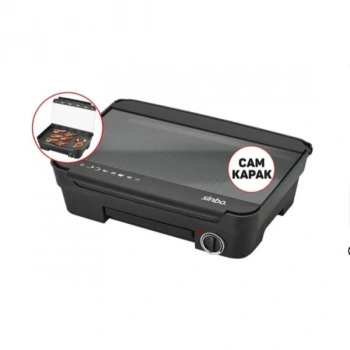 Nevamel Sinbo Elektrikli Izgara Cam Kapaklı