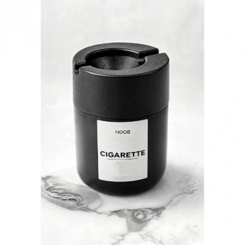 Nevamel Siyah Cam Küllük