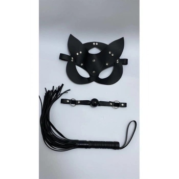 Nevamel® Siyah Maske Ağız Topu,3Lü Set