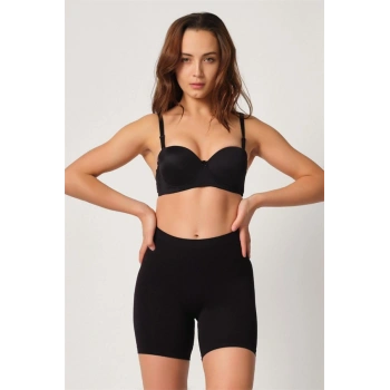 Nevamel® Siyah Mi Emay 3003 Soft Paçalı Boxer (Kod:3003)
