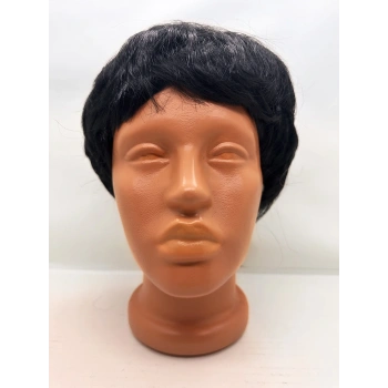 Nevamel Siyah Renk Kısa Kesim İçi Astarlı Erkek Peruğu