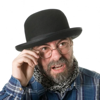 Nevamel Siyah Renk Yetişkin Boy Retro Bowler Derby Şapkası 58 cm