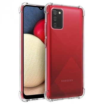 Nevamel SM Galaxy A02S - M02S Anti-Drop Shockproof Darbe Emici Silikon Kılıf-(5775)