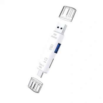Nevamel Smart Otg 3in1 Type-C Ve Micro Usb Tf Card Reader Otg-(5775)