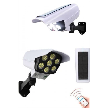 Nevamel Solar Bahçe Lambası Uzaktan Kumandalı Kamera Görünümlü Hareket Sensörlü