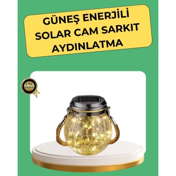 Nevamel® Solar Güneş Enerjili Dekoratif Cam Lamba