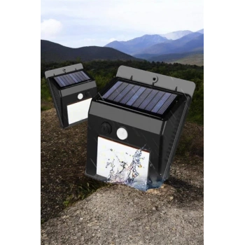 Nevamel Solar Lamba Giriş Bahçe Yol Avlu Hareket Sensörlü Led Parlak Gece Su Geçirmez