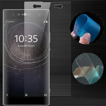 Nevamel Sony Xperia Xa2 Ultra Esnek Darbe Emici Nano Glass Ekran Koruyucu-(5775)