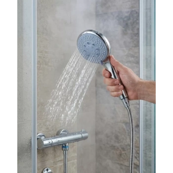 Nevamel® Spiral Hortumlu 4 Kademeli El Duşu Seti Duvar Askılı Banyo Duş Başlığı