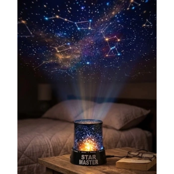 Nevamel® Star Projektör Gece Lambası Tavana Yıldız Yansıtan LED Işık