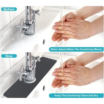 Nevamel Su Emici Sihirli Lavabo Kenar Matı