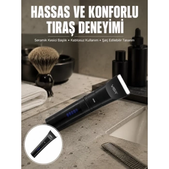 Nevamel® Suya Dayanıklı Tıraş Makinesi – Hassas Paslanmaz Çelik ve Titanyum Bıçak Yeni Nesil