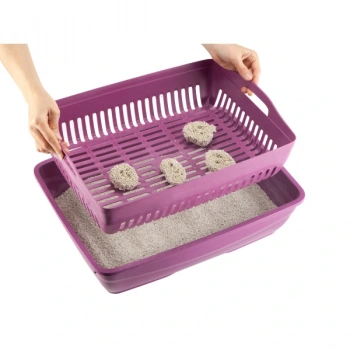 Nevamel Süzgeçli Açık Kedi Tuvaleti