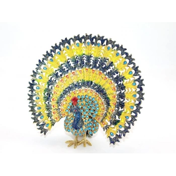 Nevamel Swarovski Taşlı Tavuskuşu Model 7