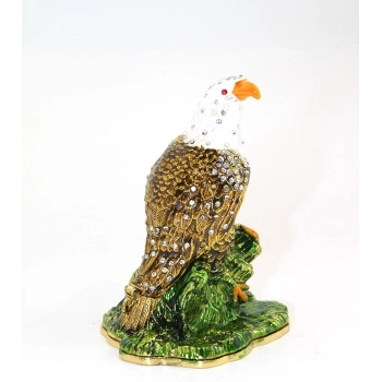 Nevamel Swarovski Taşlı Tekli Kartal