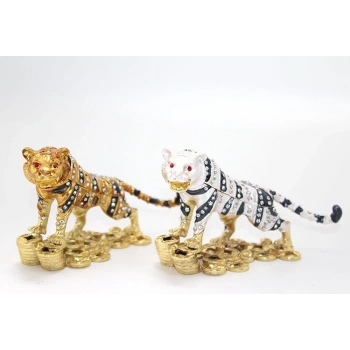 Nevamel Swarovski Taşlı Tekli Leopar Model 2