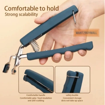 Nevamel Tabak Tepsi Kelepçesi Yanma Önleyici