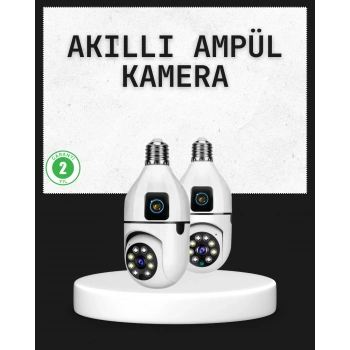 Nevamel Tak Çalıştır Ampul Kamera – Full HD 1080P Kablosuz Güvenlik Çözümü