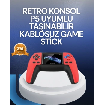 Nevamel Tak Çalıştır Mini Retro GamePad | 520 Klasik Oyun