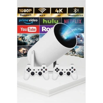 Nevamel Taşınabilir Android Projeksiyon Ayaklı Çift Kollu 4K Çözünürlüklü Sinema Projeksiyonu