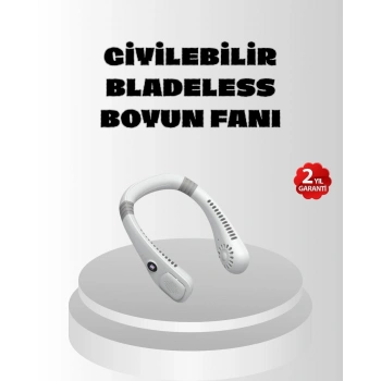 Nevamel® Taşınabilir Boyun Fanı Sessiz Çalışma ve USB Şarj Özellikli