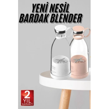Nevamel Taşınabilir Kablosuz Şarjlı Kişisel Smoothie El Blender Mini Meyve Sıkacağı