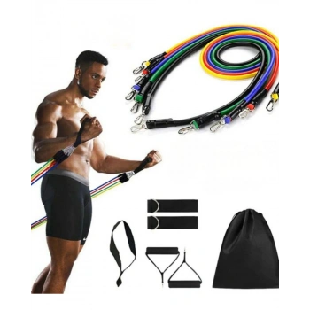 Nevamel® Taşınabilir Kapı Askılı Egzersiz Bandı Seti Ev ve Seyahat Kullanımı