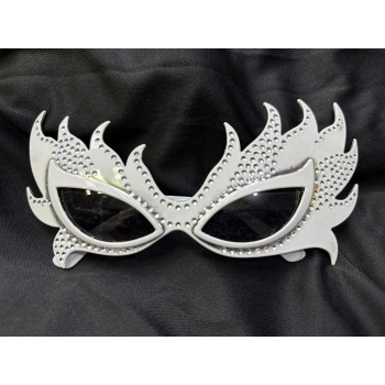 Nevamel Taşlı Beyaz Alev Parti Gözlüğü